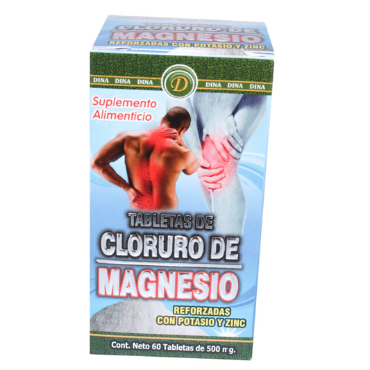 TAB CLORURO DE MAGNESIO C/60 DINA NatuZem