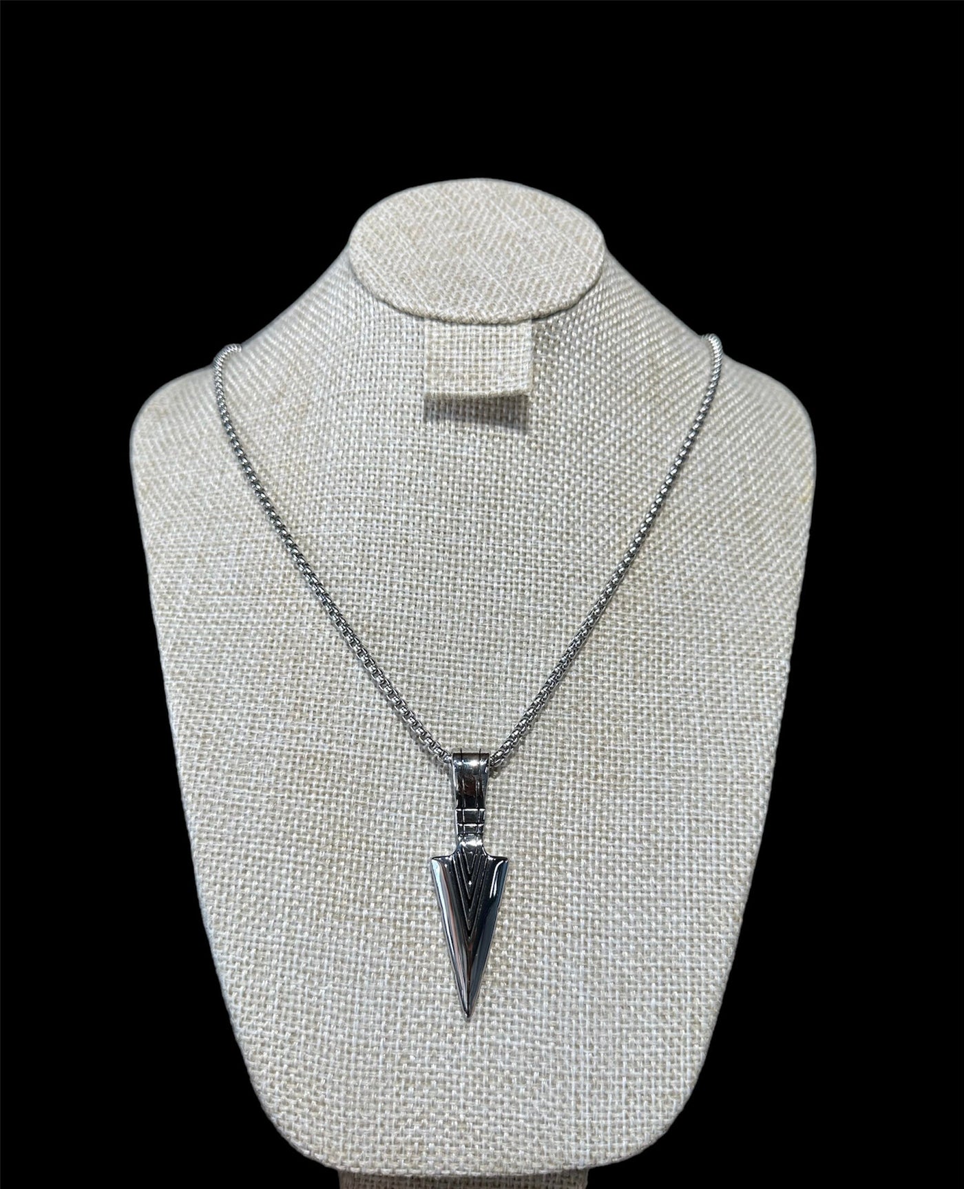 Cadena Dije Flecha Plata All In Men Joyeria