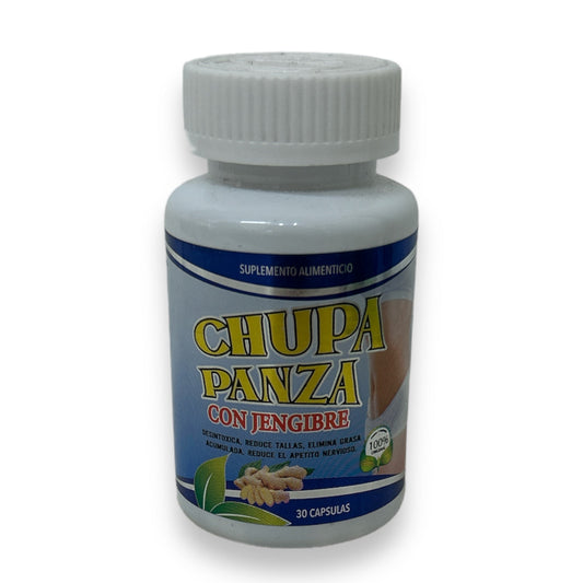CAP CHUPA PANZA CON JENGIBRE C/30 DISTRIBUIDORA BUENAVISTA NatuZem