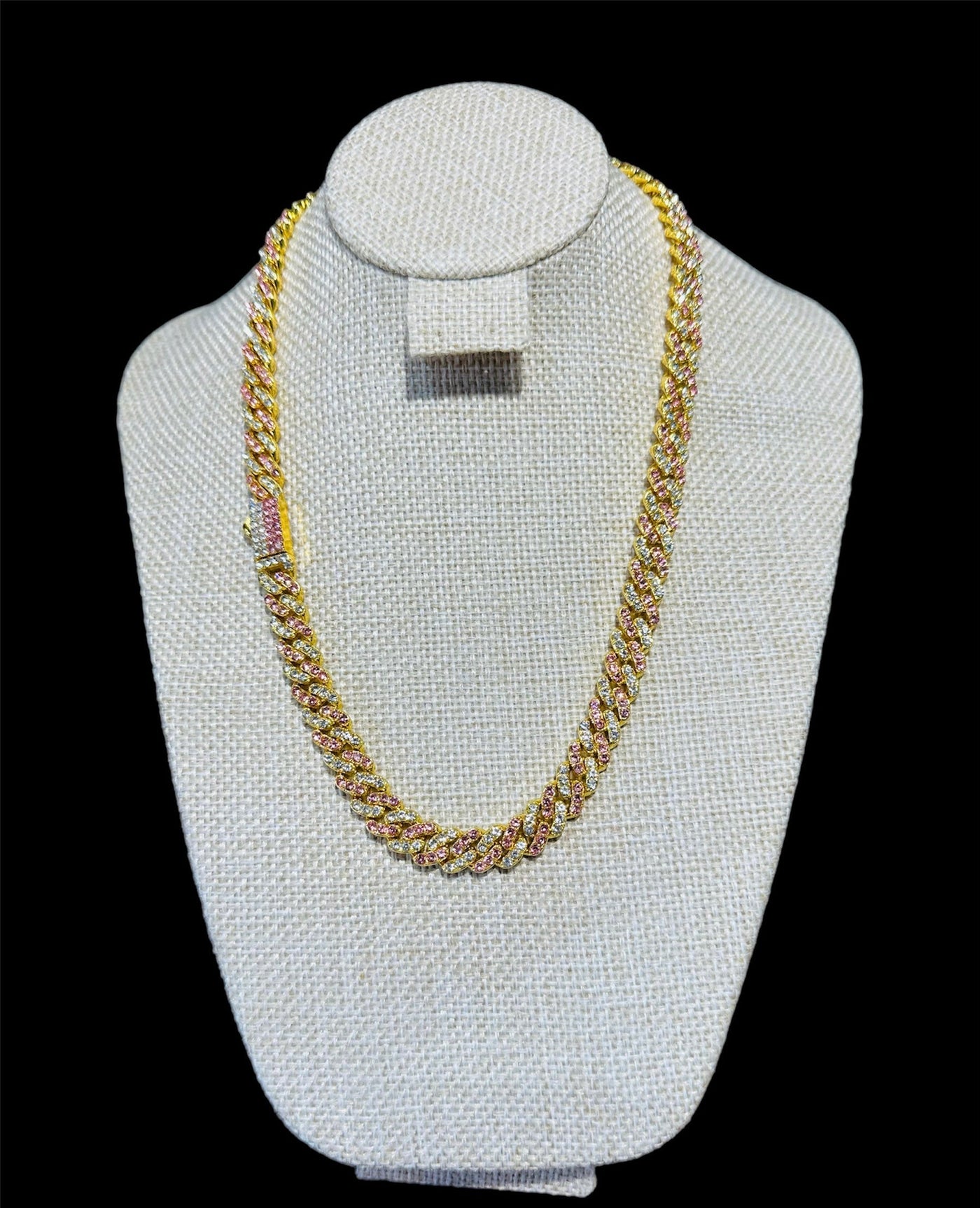 Cadena Cubana Zirconias 8 mm 45 cm All In Men Joyeria