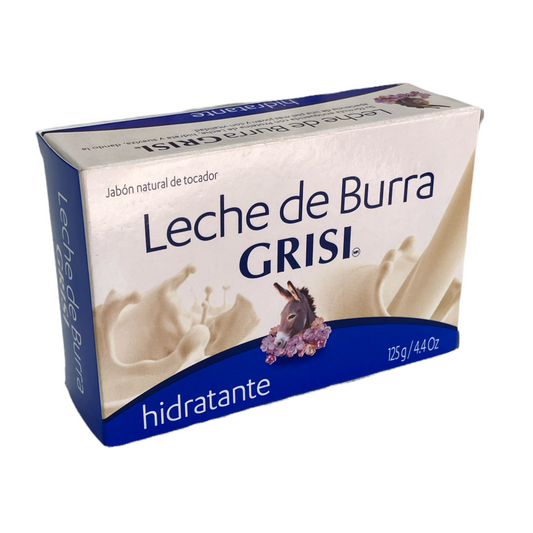 JABON LECHE DE BURRA C/125 GRS GRISI NatuZem