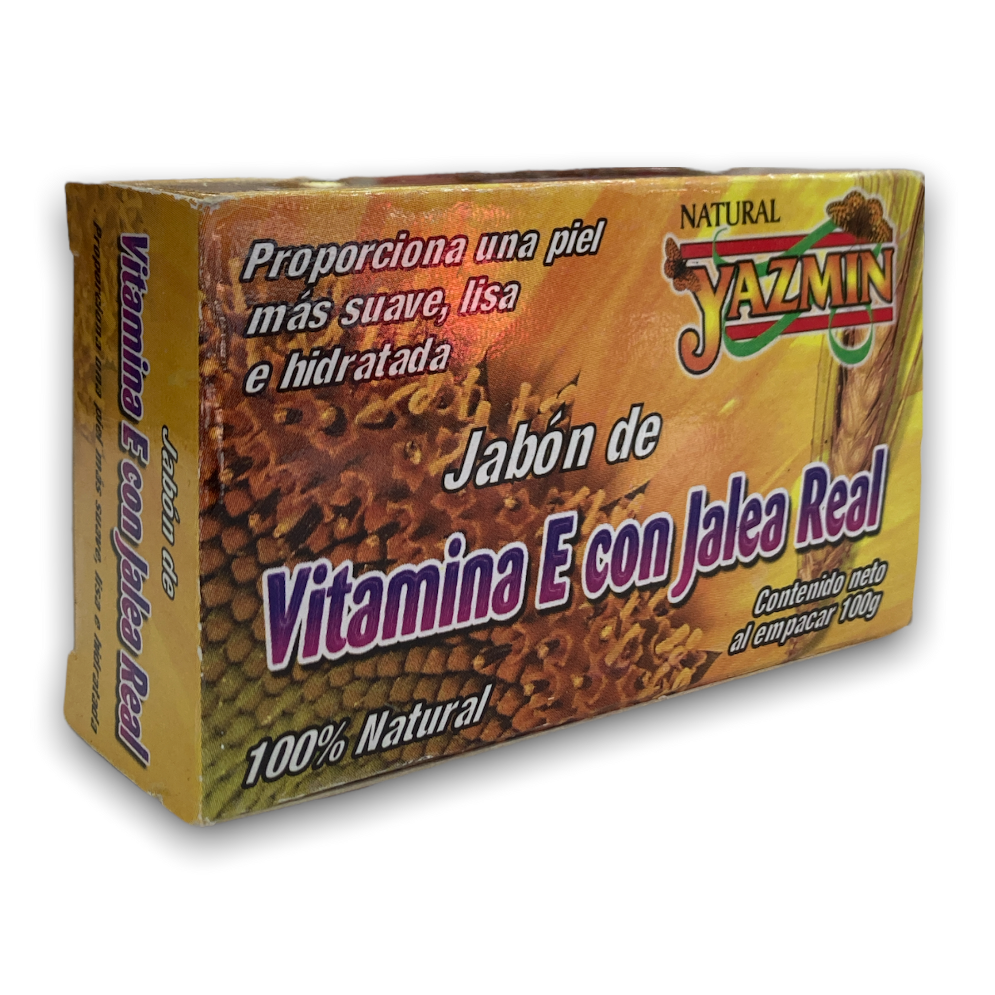 JABON VITAMINA E C/JALEA REAL C/100 GRS YAZMIN NatuZem