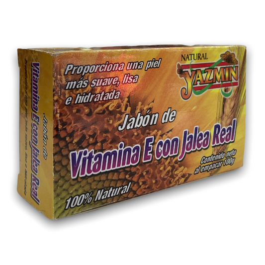 JABON VITAMINA E C/JALEA REAL C/100 GRS YAZMIN NatuZem