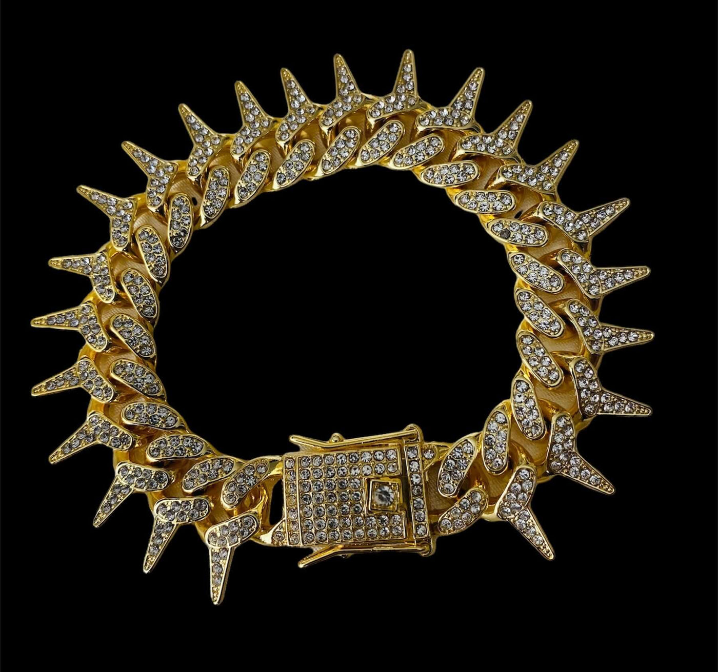 Pulsera Cubana Picos All In Men Joyeria