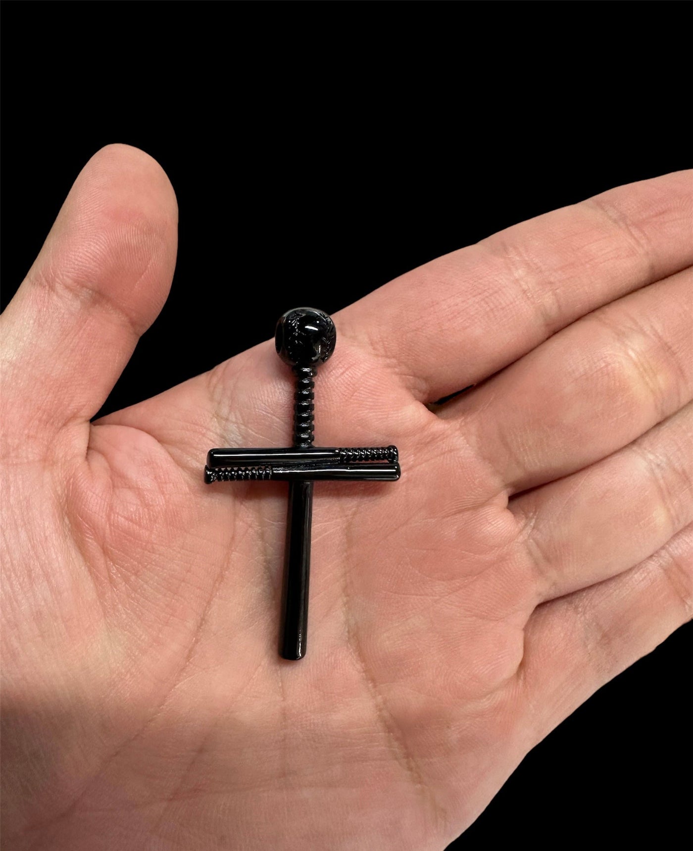 Dije Cruz Beisbol Negro All In Men Joyeria