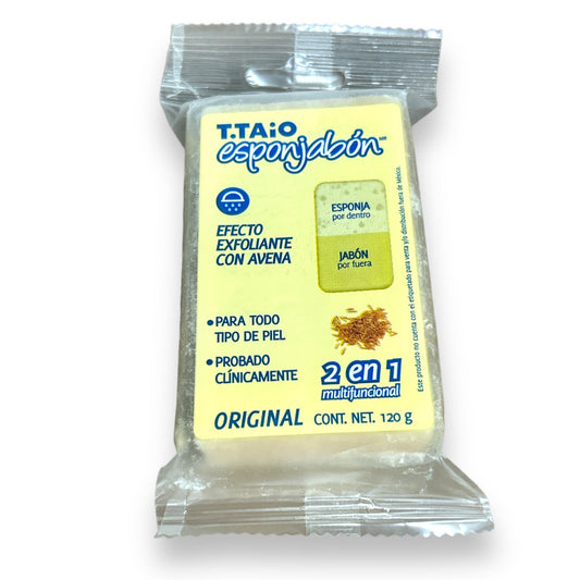 JABON ESPONJABON AVENA  C/120 GRS T.TAIO NatuZem