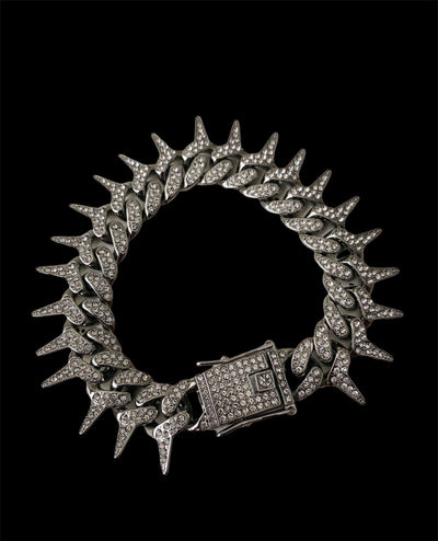 Pulsera Cubana Picos All In Men Joyeria