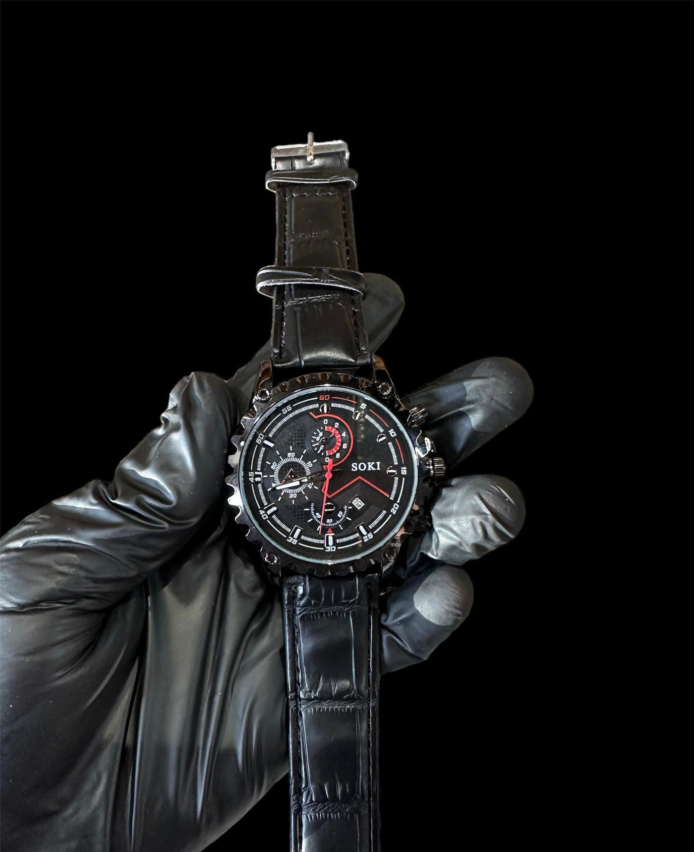 Reloj Soki Negro Piel All In Men Joyeria