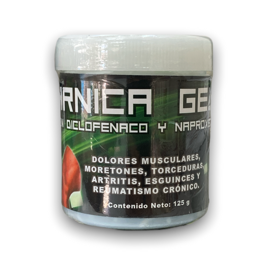 GEL ARNICA CON DICLOFENACO Y NAPROXENO  C/125 GRS HERBOMEX NatuZem