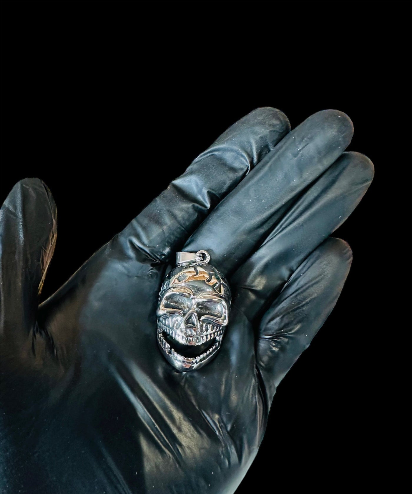 Dije Calavera Plata All In Men Joyeria