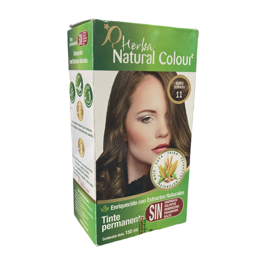TINTE NAT COLOUR DEL 11 RUBIO DORADO NatuZem