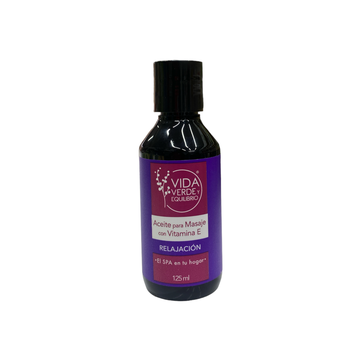 ACEITE VITAMINA E PARA MASAJE C/125 ML VIDA VERDE Y EQUILIBRIO NatuZem