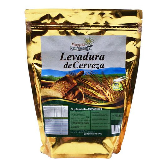 POLVO LEVADURA DE CERVEZA C/ 500 GR MARGARITA NATURAL NatuZem