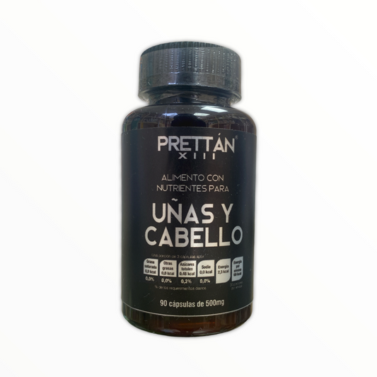 CAP UÑAS Y CABELLO C/90 PRETTAN NatuZem