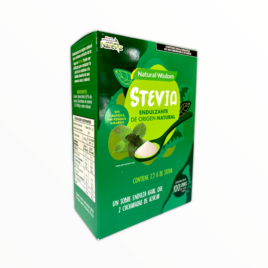 ENDULZANTE STEVIA C/100 SOB NAREVIA NatuZem