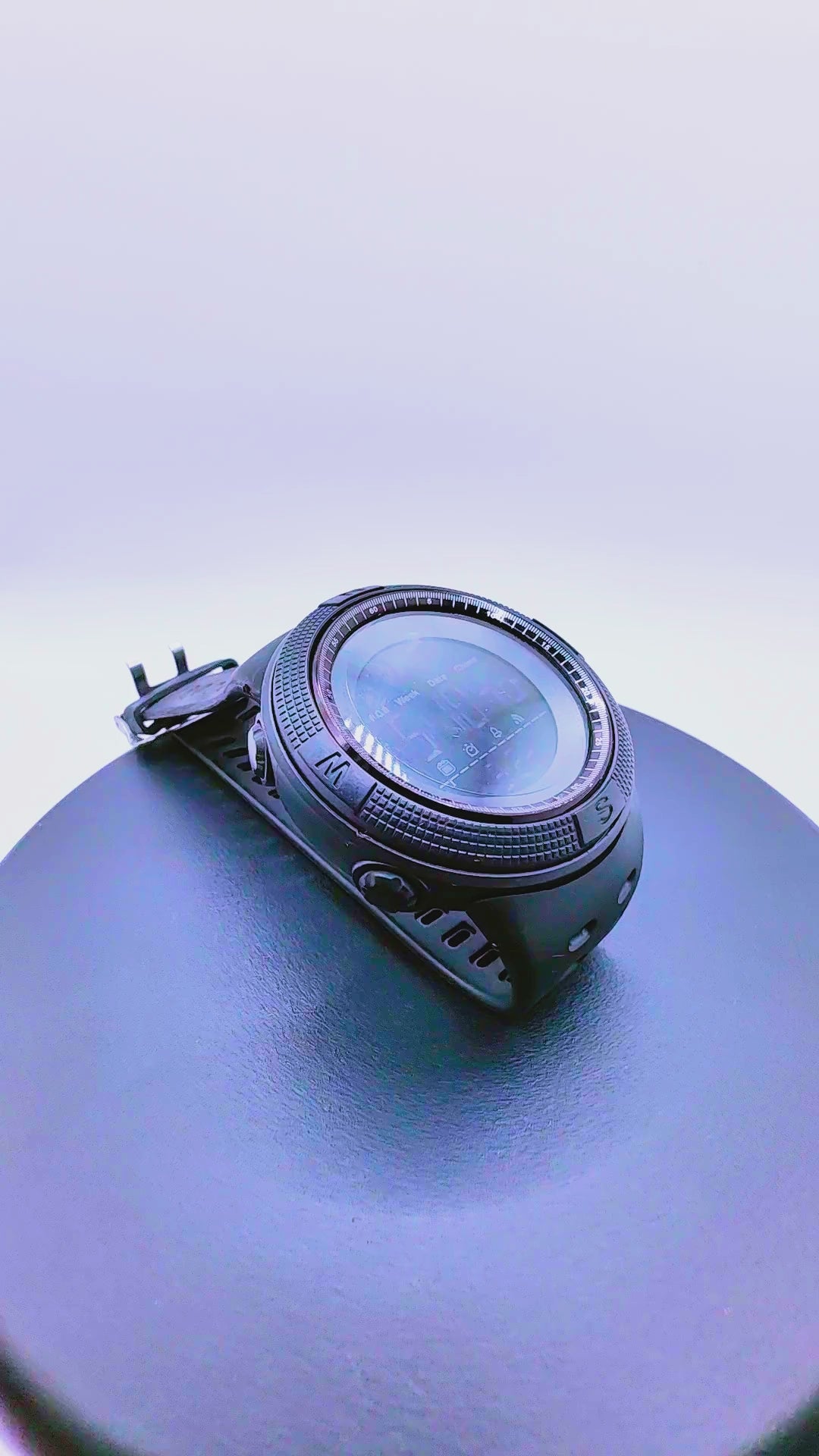 WA0025 - Reloj Digital Plástico Deportivo Negro Calenbi