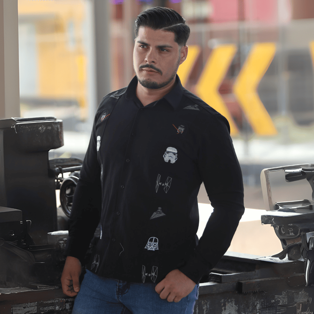 Camisa Guayabera Imperio Manga Larga LeMaan Tienda de Moda Artesanal
