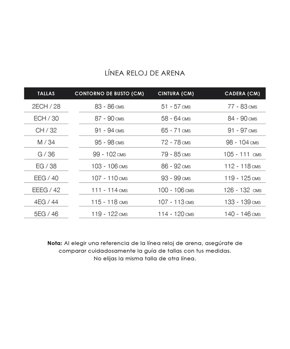 Faja Media Pierna Reloj de Arena Mujer 5283 Ann Chery®