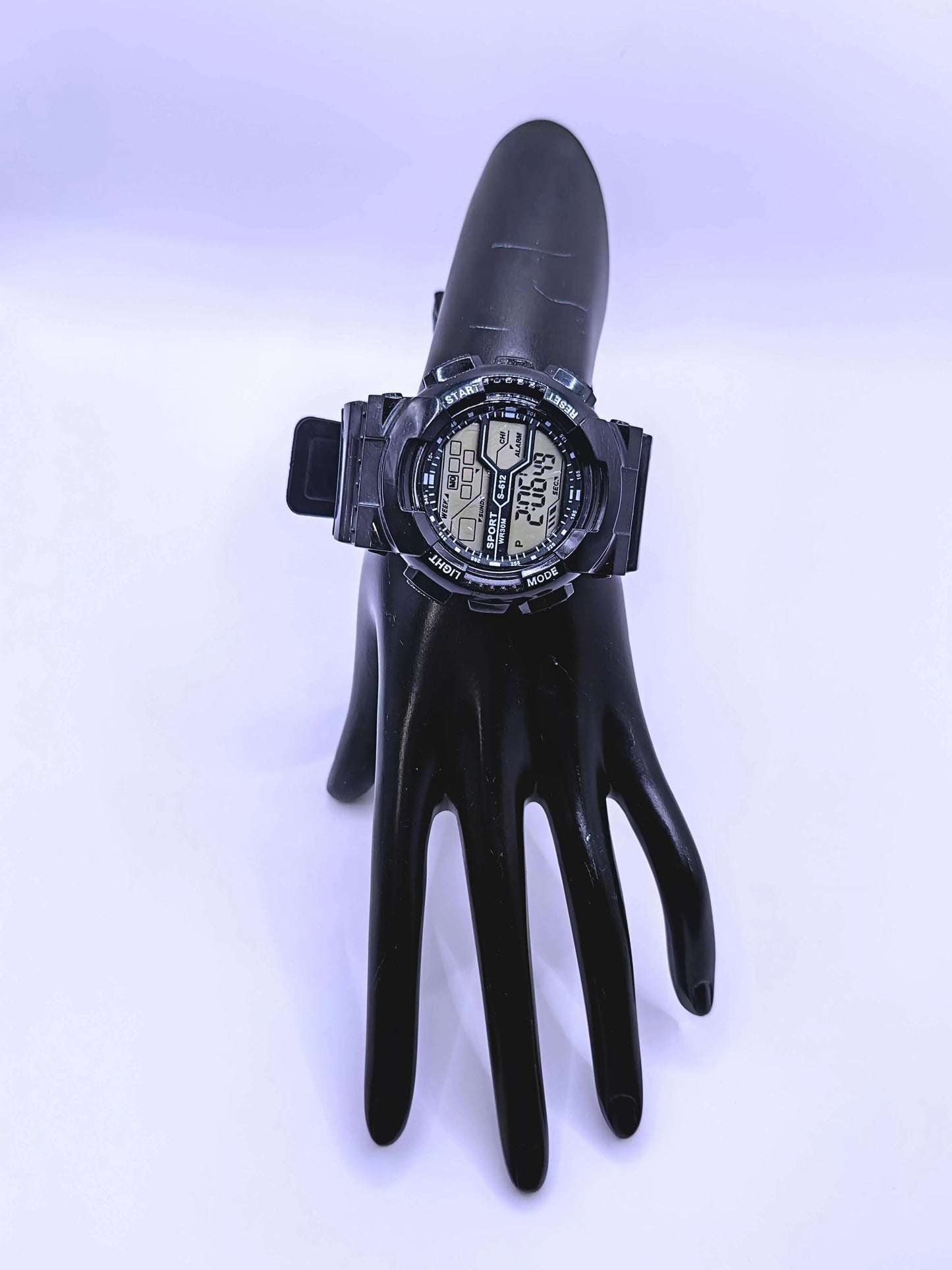 WA0012 - Reloj Digital Plástico Negro Calenbi Calenbi Joyería