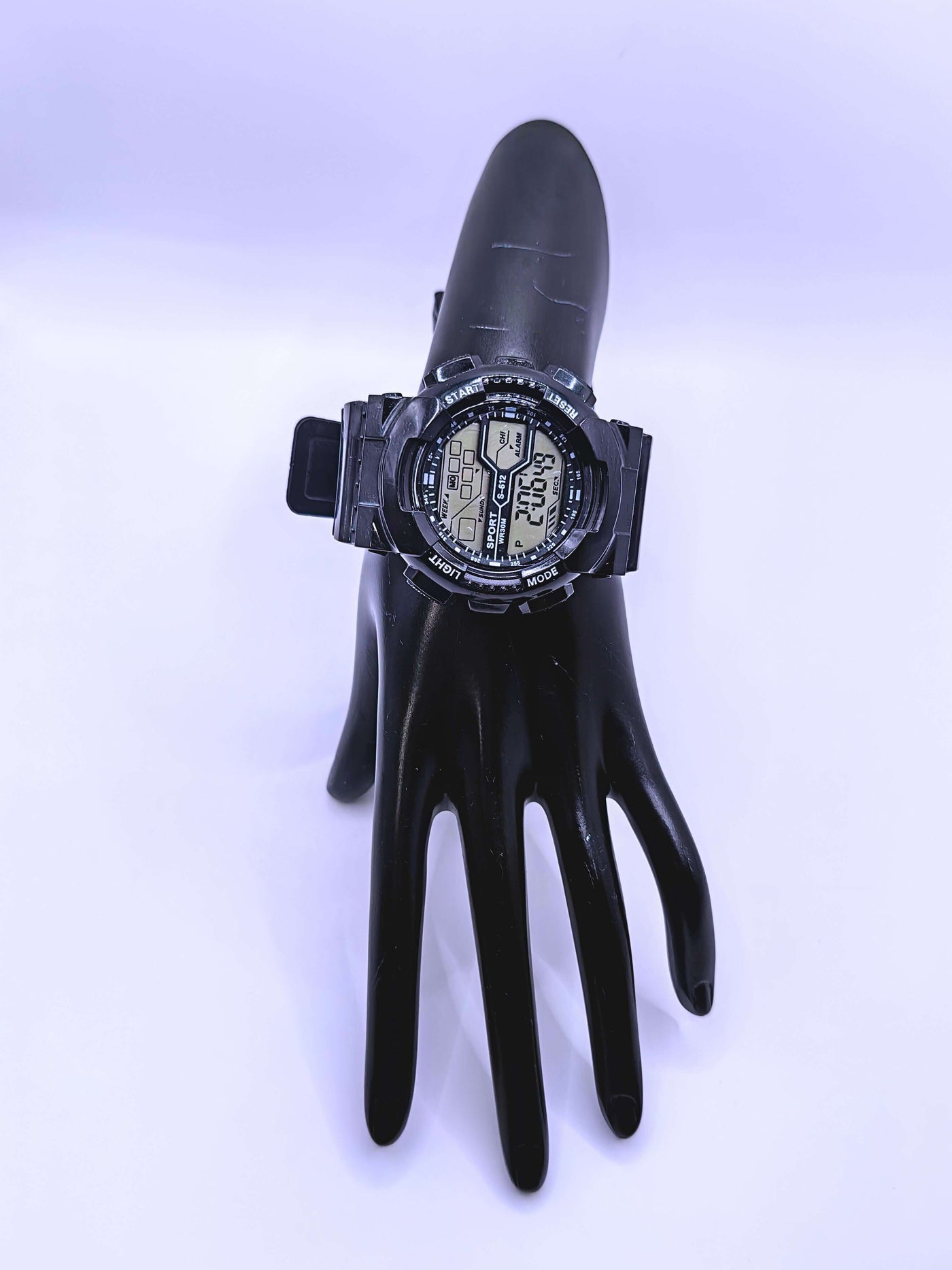 WA0012 - Reloj Digital Plástico Negro Calenbi Calenbi Joyería