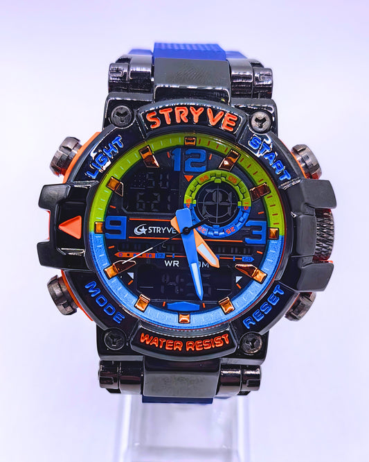 WA0018 - Reloj Acero Inoxidable Plástico Azul Marino Strive