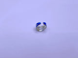 RB0006-10 Anillo Acero Inoxidable Epoxica Chapa Oro 10k Calenbi Calenbi Joyería