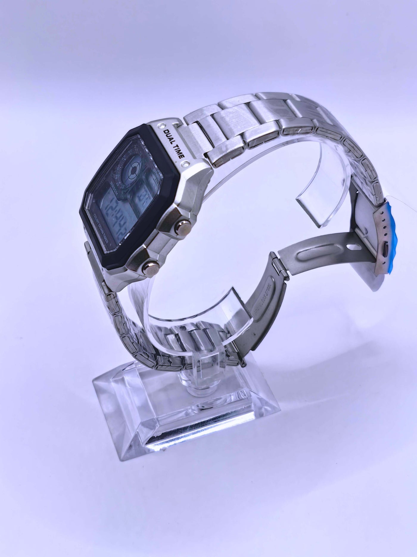 WA0007 - Reloj Digital Acero inoxidable Plata SKMEI Calenbi Joyería