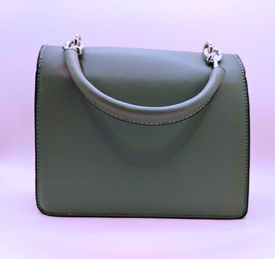 BG0002 - Bolsa Hombro Pequeña Cuero Verde Calenbi Calenbi Joyería