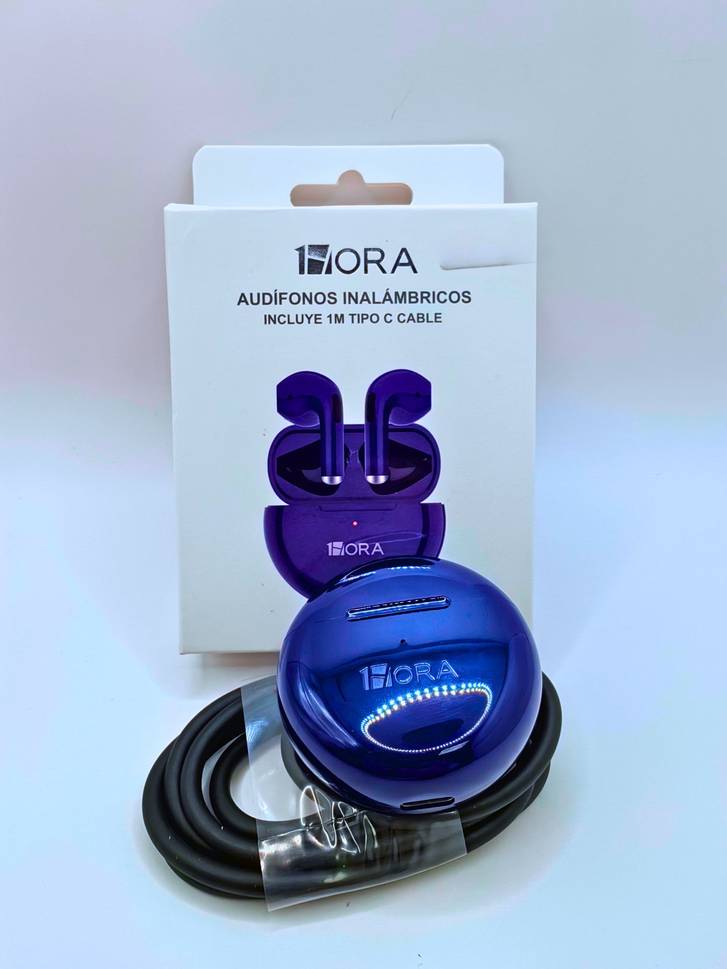 AUT119 - Audífonos Inalambricos Portátiles Varios Colores 1Hora Calenbi Joyería