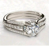 RB0001,02,03 - Anillo Cobre Moderno Circonita Cubica Chapa Oro 14k Calenbi Calenbi Joyería