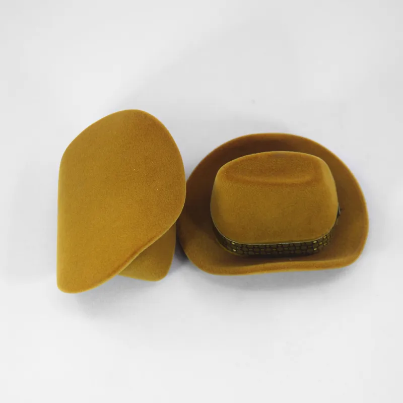 CA0008 - Joyero Pequeño Anillo Café Sombrero Vaquero Calenbi