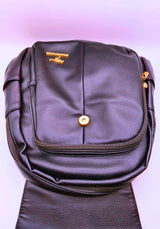 BG0005 - Mochila Pequeña Negra Kanguroo Calenbi Joyería
