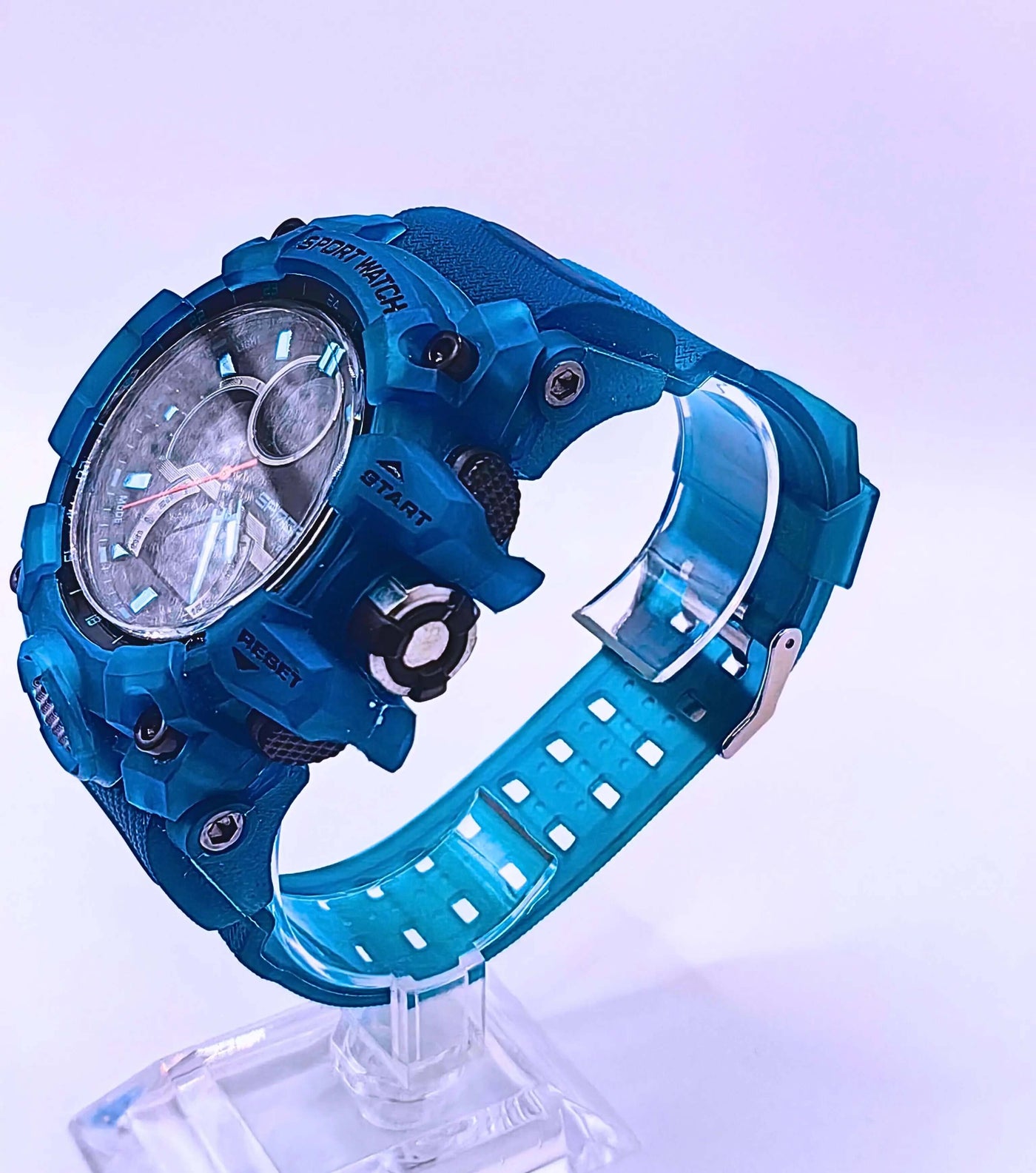 WA0019 - Reloj Analógico Digital Turquesa SANDA Calenbi Joyería