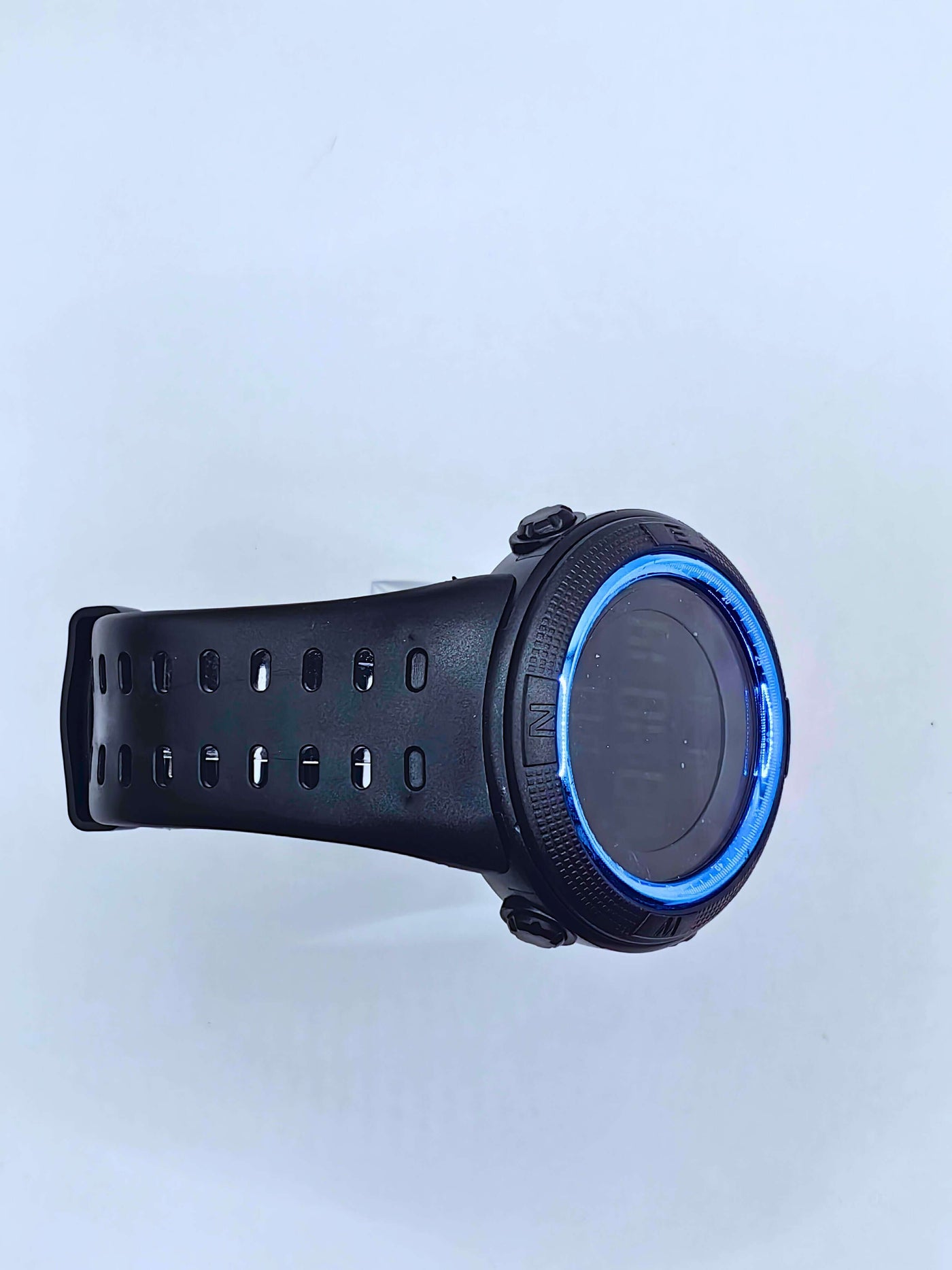 WA0021 - Reloj Digital Deportivo Circulo Azul Cielo Calenbi Calenbi Joyería