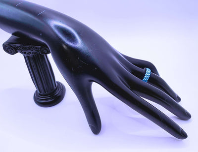 Anillo Plata Esterlina 925 Turquesa Bohemio - Calenbi SR0035