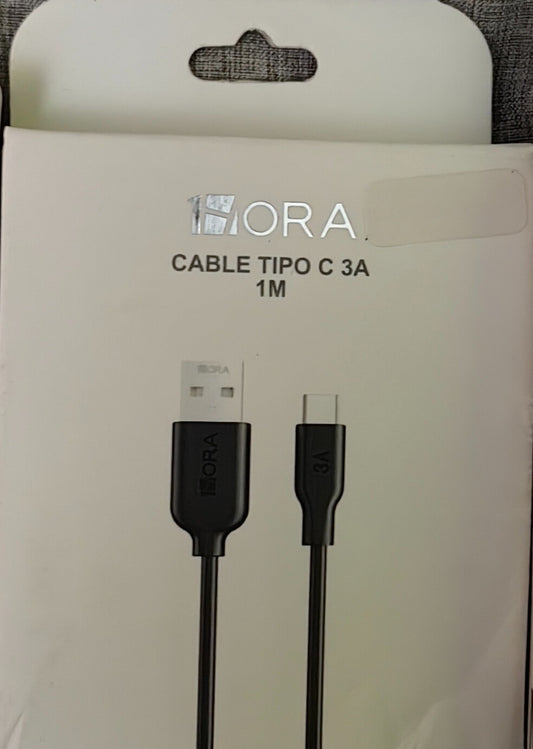 CAB251 - Cable Tipo "C" y "A" 3A 1Metro 1Hora