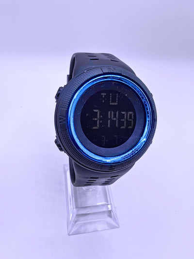 WA0021 - Reloj Digital Deportivo Circulo Azul Cielo Calenbi Calenbi Joyería