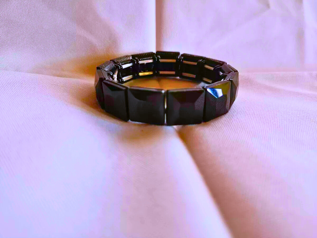 BB0005,6,7,8,9,31 - Brazalete Cobre Circonita Cubica Colores Elástica Dorado Calenbi Calenbi Joyería