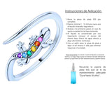 Anillo S925 Ley Circonita Colores Salamandra Calenbi