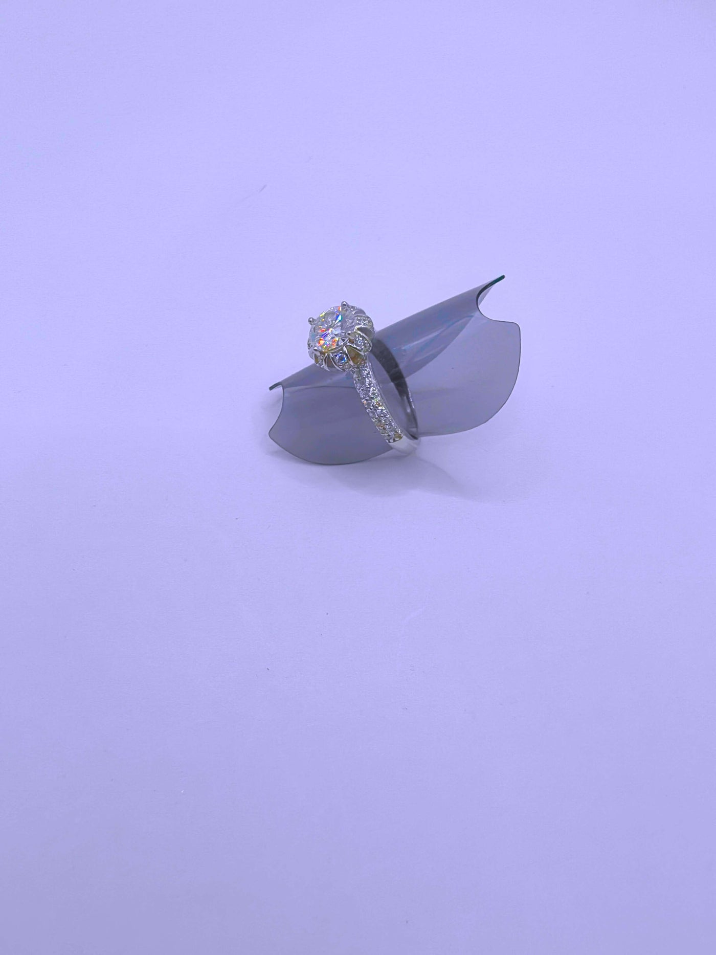 Anillo Plata Esterlina 925 Moissanita - Calenbi SR0068