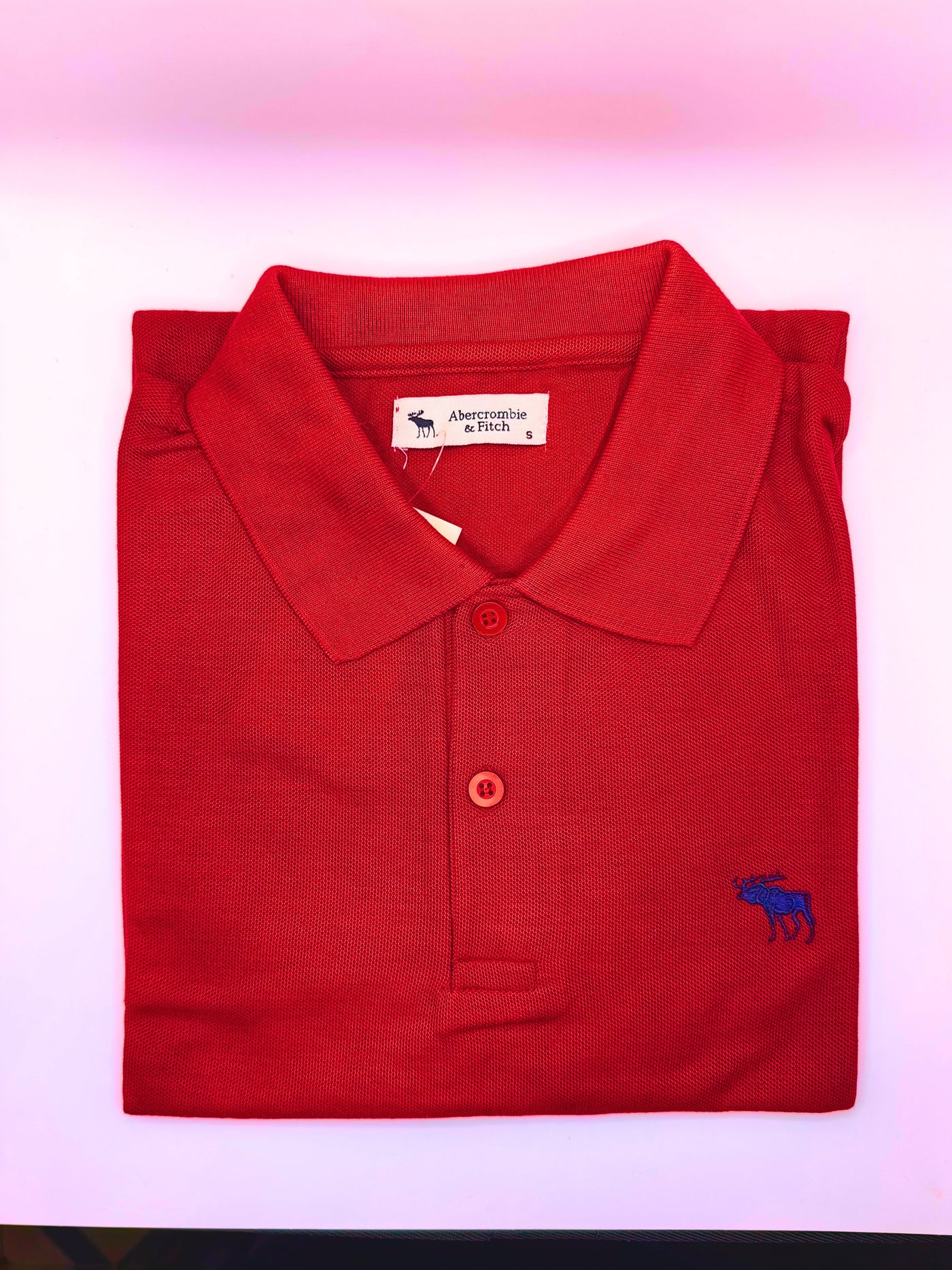 Playera Polo Caballero Chica Rojo Calenbi Joyería