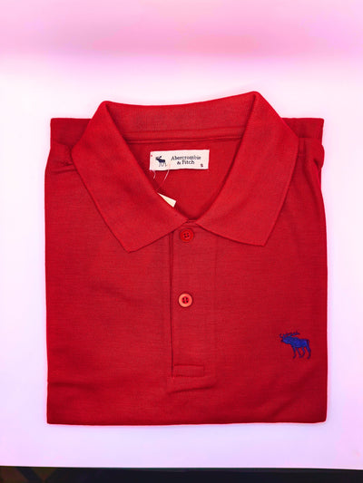 Playera Polo Caballero Chica Rojo Calenbi Joyería