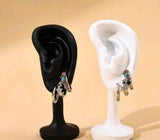 Exhibidor De Aretes Forma De Oreja Blanco ó Negro