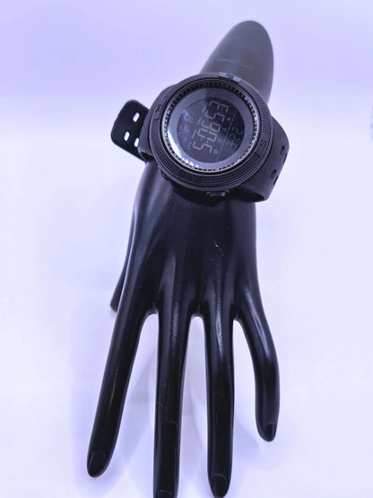 WA0025 - Reloj Digital Plástico Deportivo Negro Calenbi Calenbi Joyería