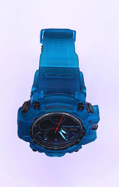 WA0019 - Reloj Analógico Digital Turquesa SANDA Calenbi Joyería