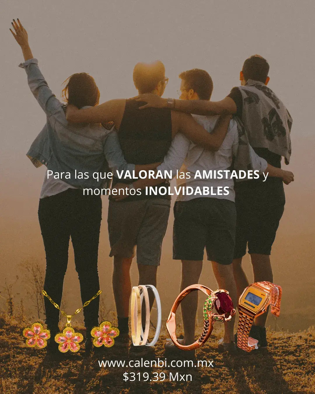 Regalos para amigas como Amistades Eternas, joyas elegantes para celebrar la amistad y momentos inolvidables.