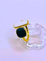Anillo Plata Ley 925 Chapa Oro 10K Calenbi