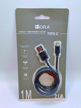 CAB206 - Sincronizado Datos USB "C" Blanco 1Hora Calenbi Joyería