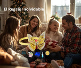 Anillo S925 Ley Mariposa Ajustable Chapa Oro 10k Calenbi