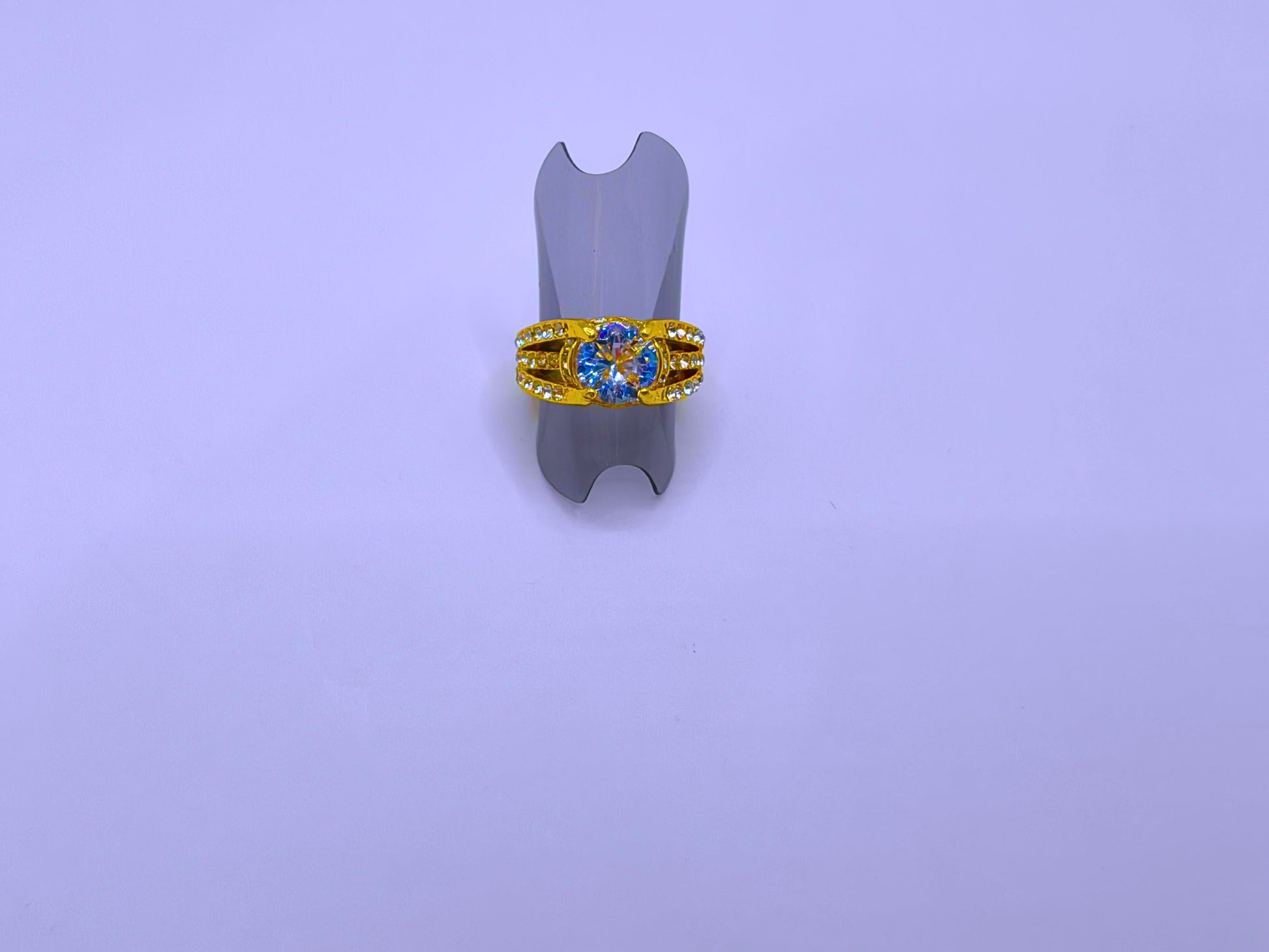 RB0001,02,03 - Anillo Cobre Moderno Circonita Cubica Chapa Oro 14k Calenbi Calenbi Joyería